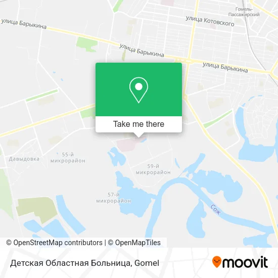 Детская Областная Больница map