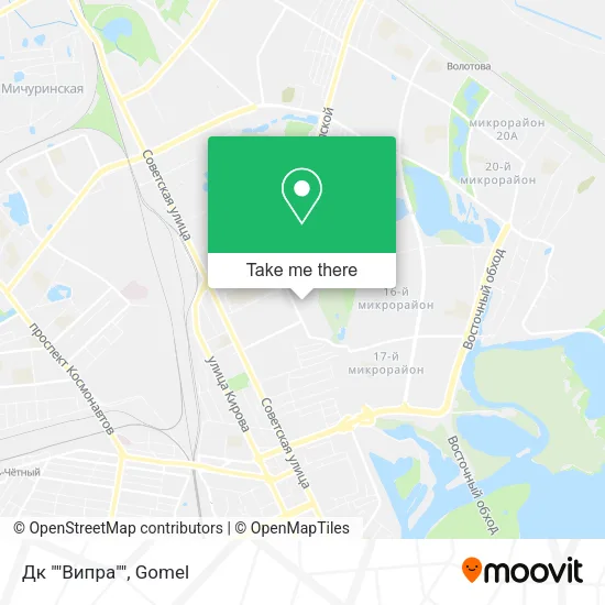 Дк ""Випра"" map