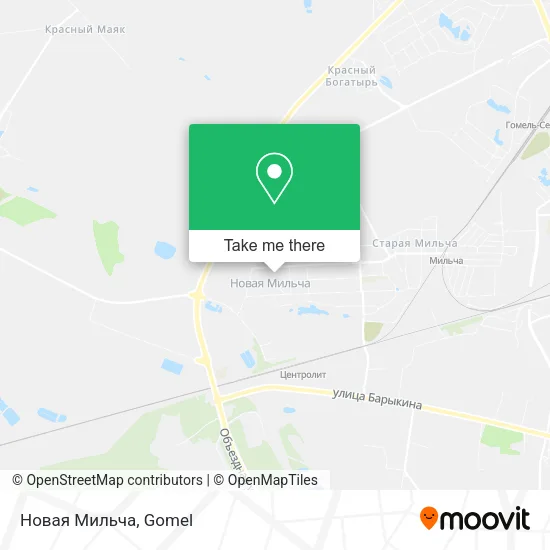 Новая Мильча map