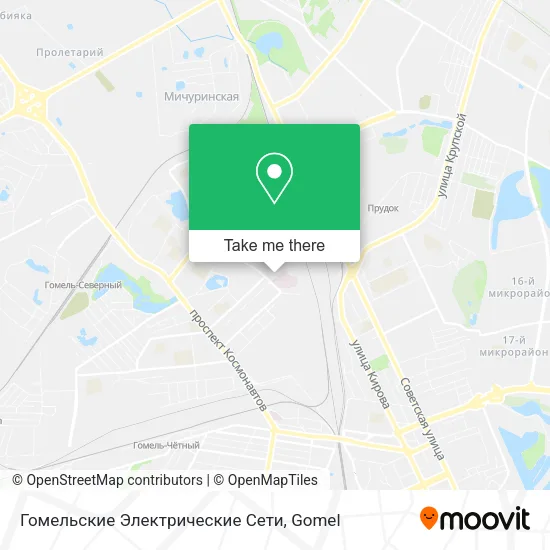 Гомельские Электрические Сети map