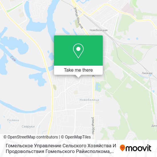 Гомельское Управление Сельского Хозяйства И Продовольствия Гомельского Райисполкома map