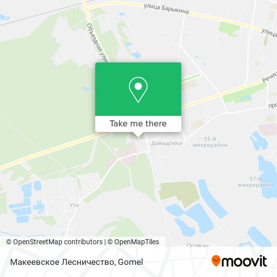Макеевское Лесничество map