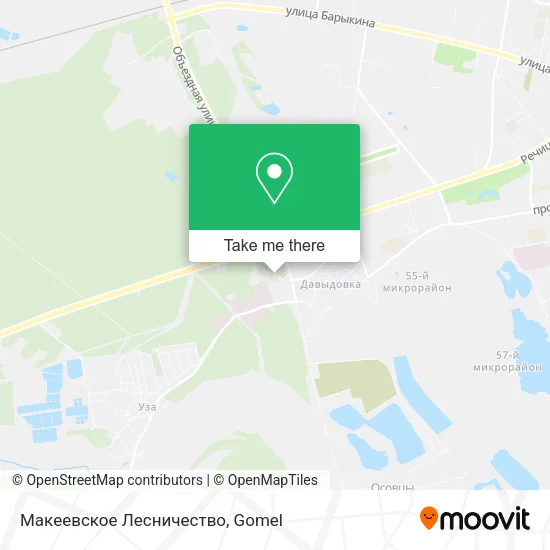Макеевское Лесничество map