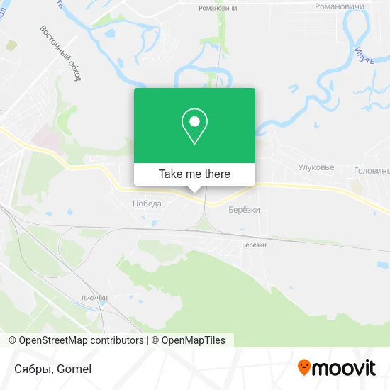 Сябры map