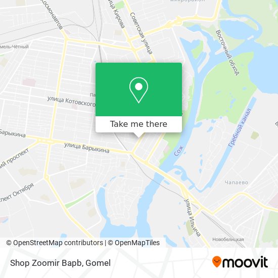Shop Zoomir Bapb map