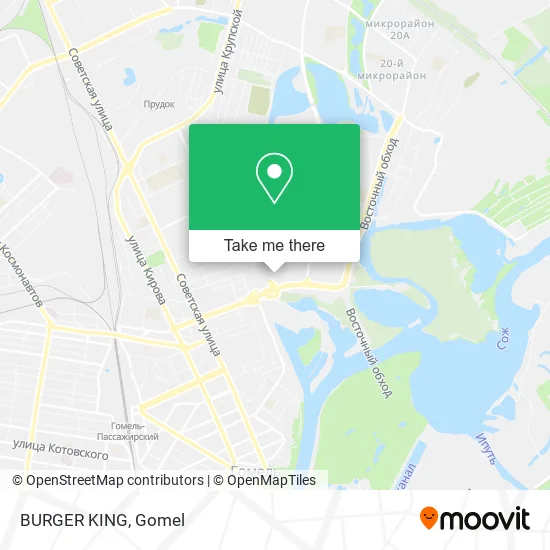 BURGER KING map