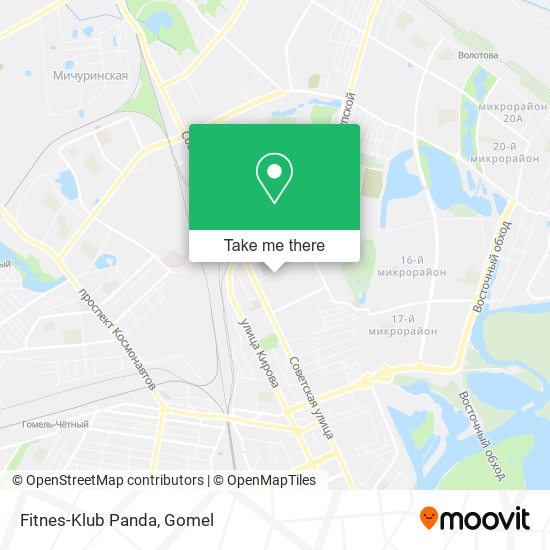 Fitnes-Klub Panda map