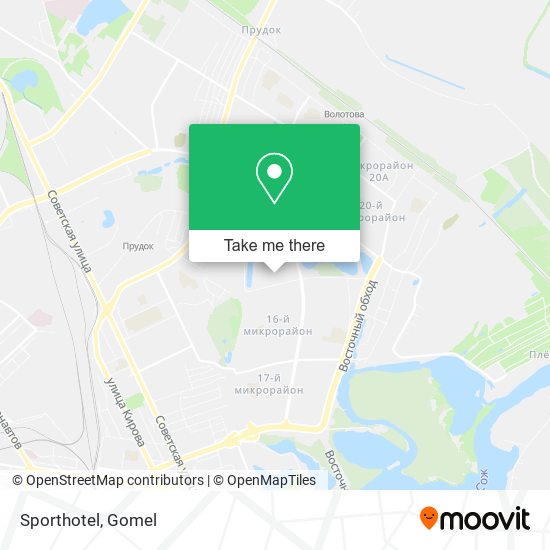 Sporthotel map