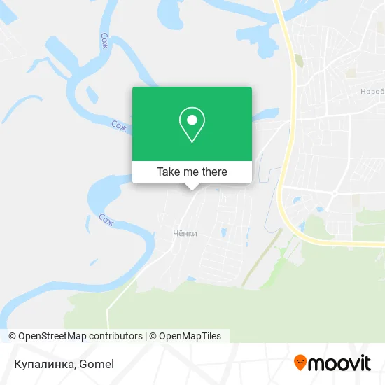 Купалинка map