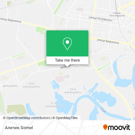 Алетия map