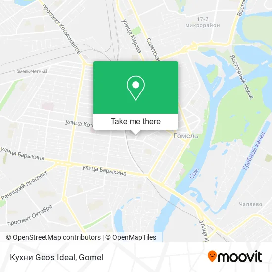 Кухни Geos Ideal map