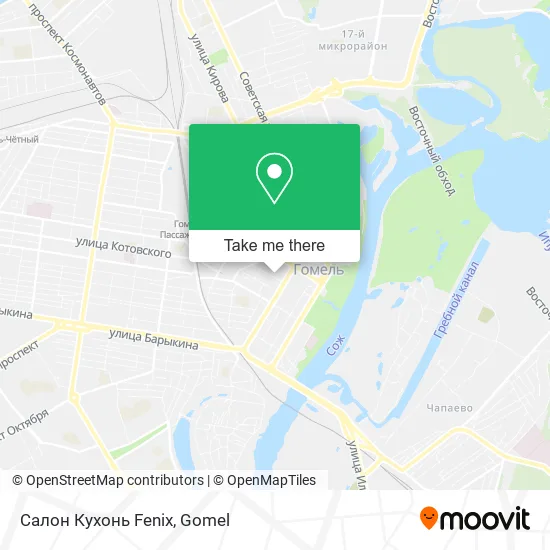 Салон Кухонь Fenix map