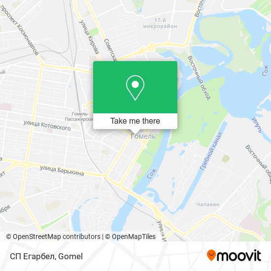 СП Егарбел map