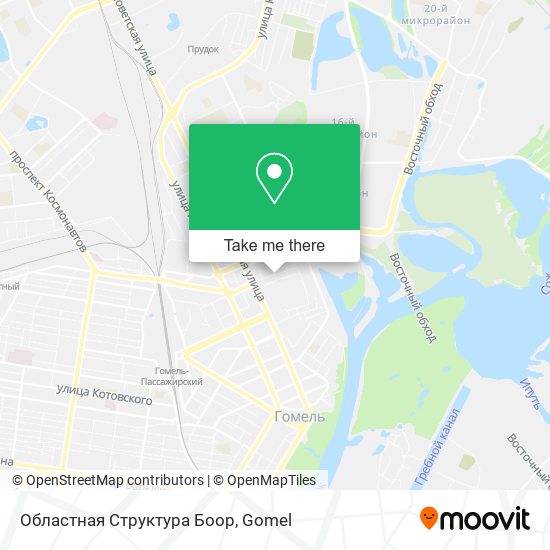 Областная Структура Боор map