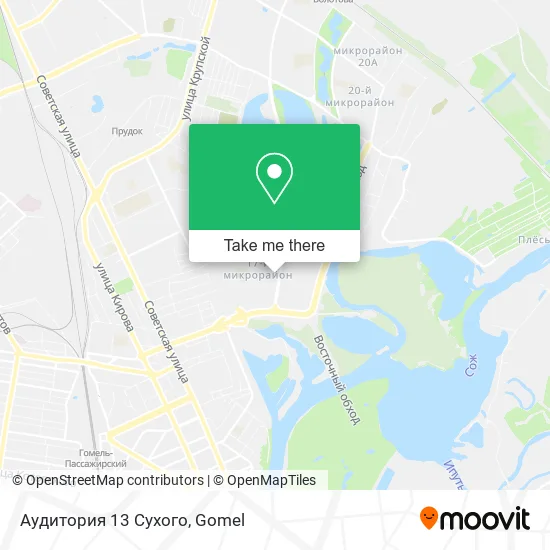 Аудитория 13 Сухого map