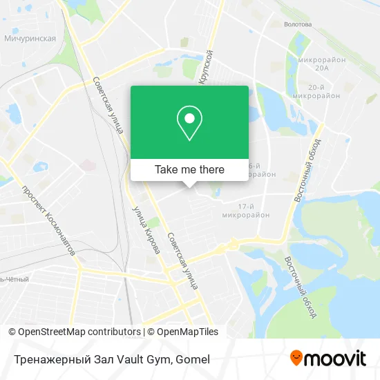 Тренажерный Зал Vault Gym map