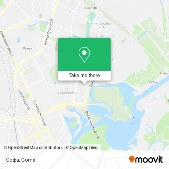 Софа map