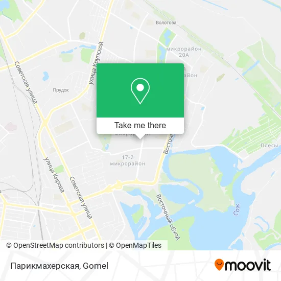 Парикмахерская map