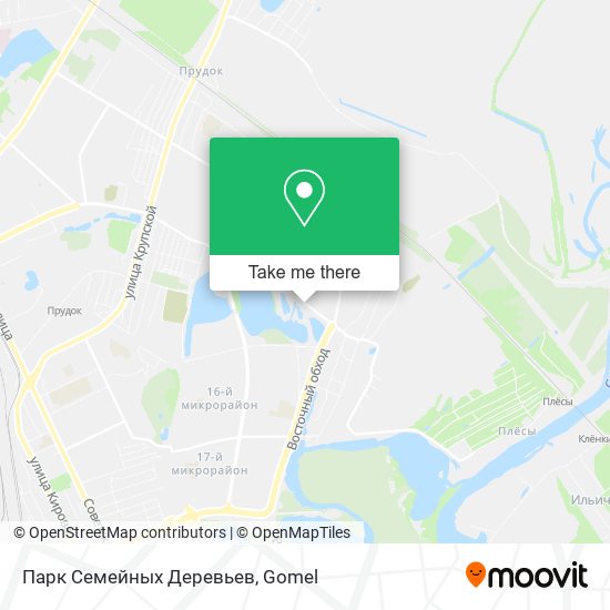 Парк Семейных Деревьев map
