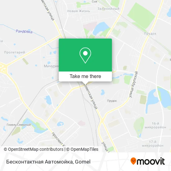 Бесконтактная Автомойка map