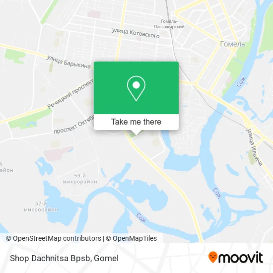 Shop Dachnitsa Bpsb map