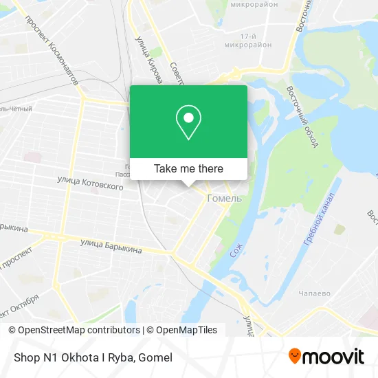 Shop N1 Okhota I Ryba map