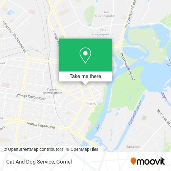 Cat And Dog Service map