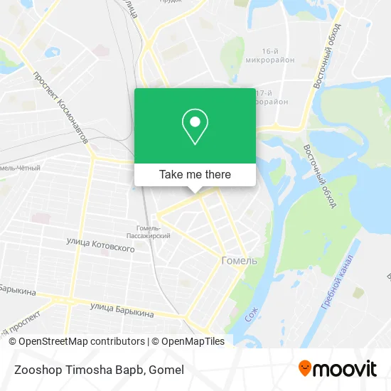 Zooshop Timosha Bapb map