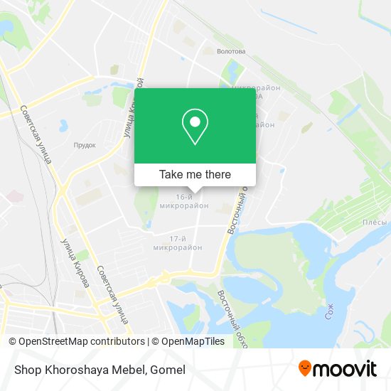 Shop Khoroshaya Mebel map