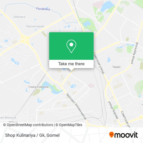 Shop Kulinariya / Gk map