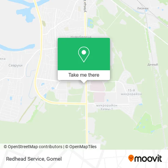 Redhead Service map