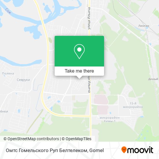 Омтс Гомельского Руп Белтелеком map