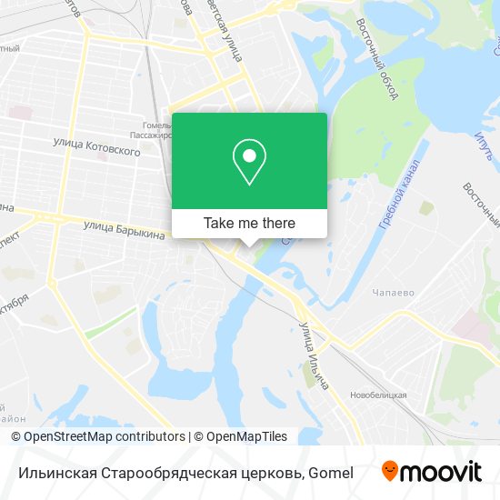Ильинская Старообрядческая церковь map