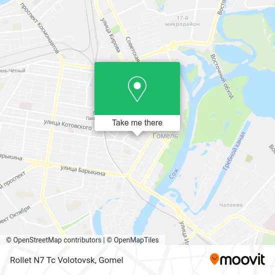 Rollet N7 Volotovsk Shopping Center map