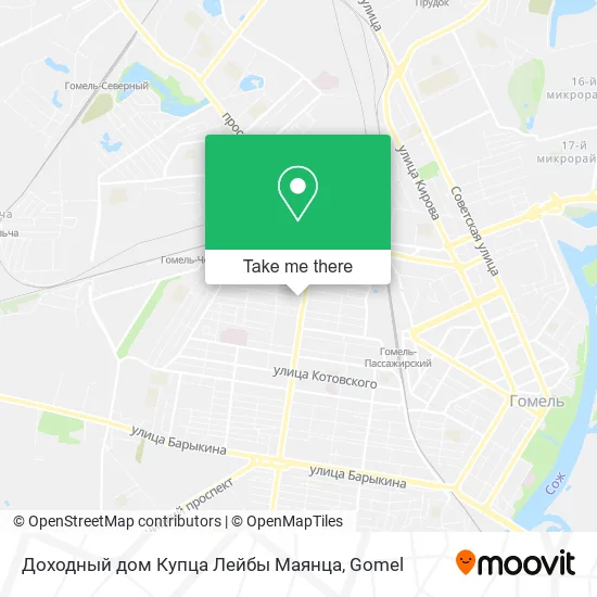 Доходный дом Купца Лейбы Маянца map