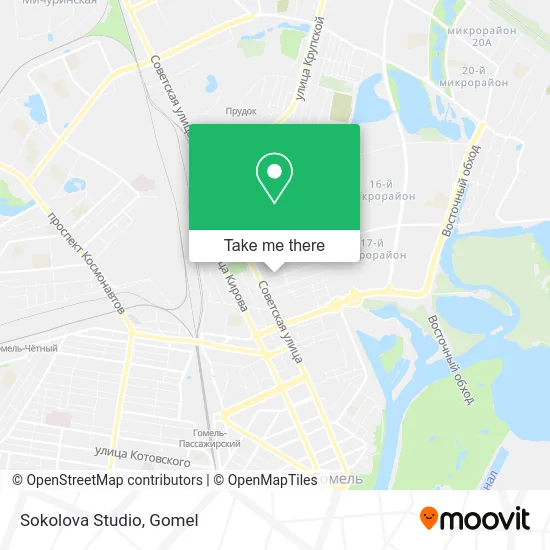 Sokolova Studio map