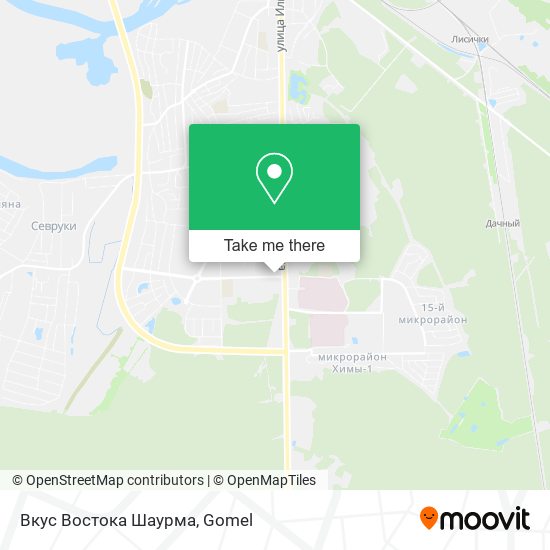 Вкус Востока Шаурма map