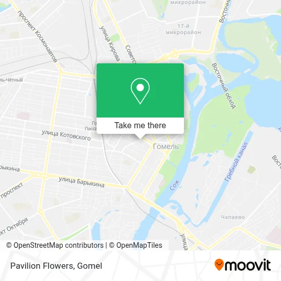 Pavilion Flowers map