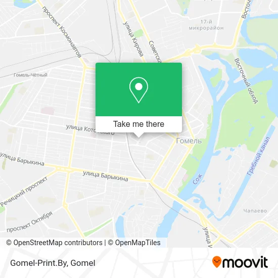 Gomel-Print.By map