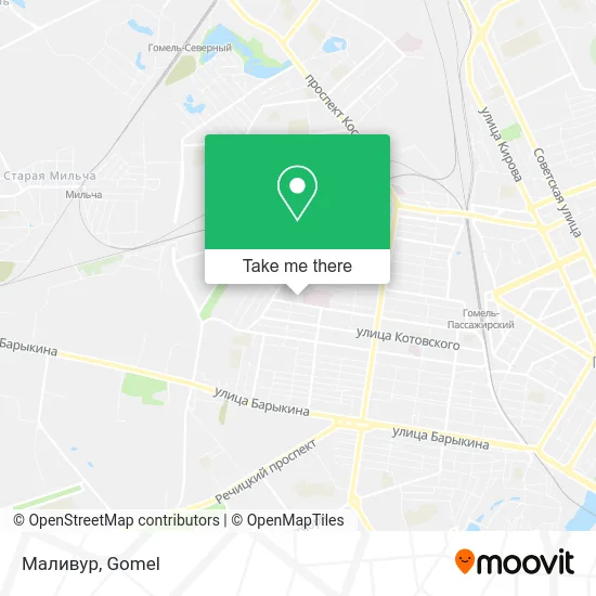 Маливур map