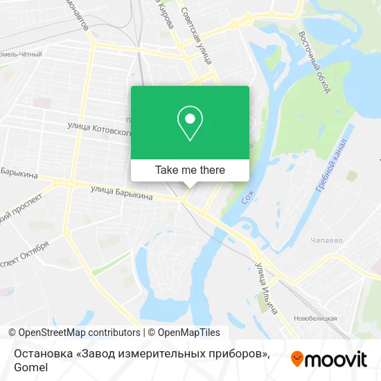 Остановка «Завод измерительных приборов» map