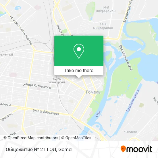 Общежитие № 2 ГГОЛ map