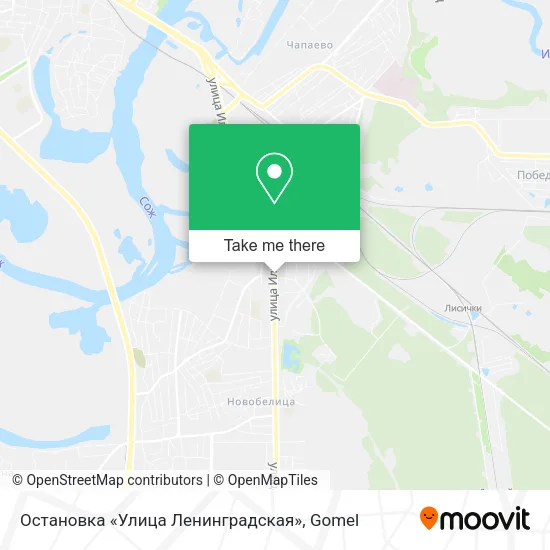 Остановка «Улица Ленинградская» map