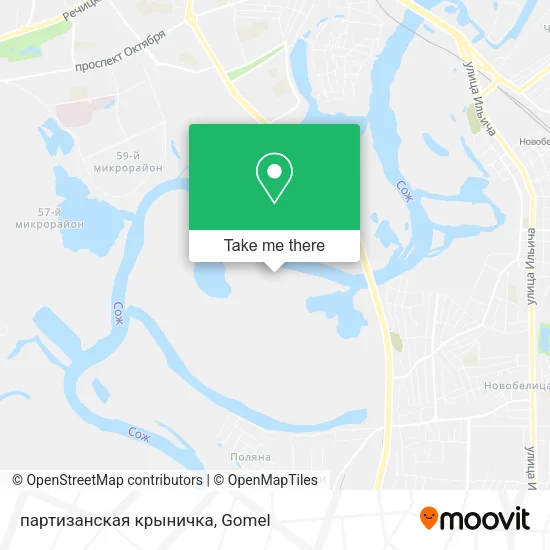 партизанская крыничка map