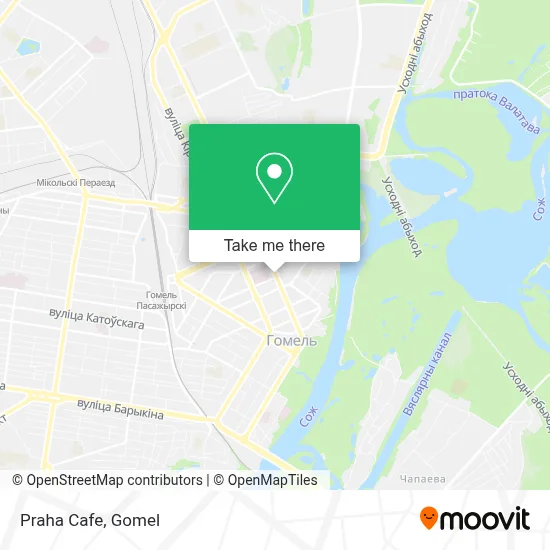 Praha Cafe map
