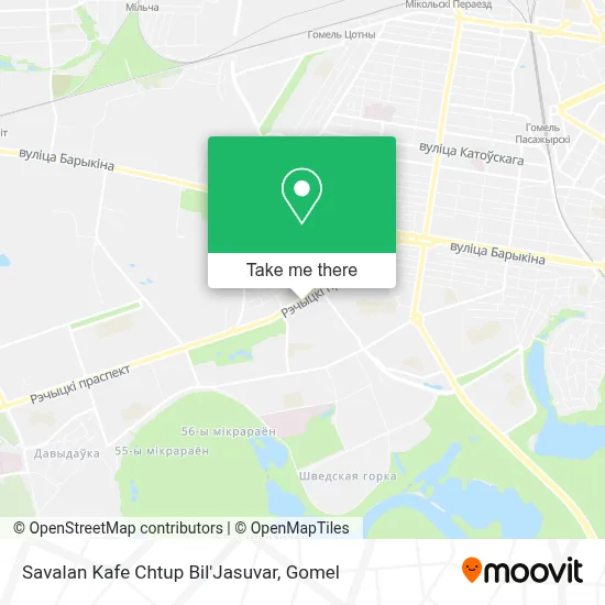 Savalan Kafe Chtup Bil'Jasuvar map