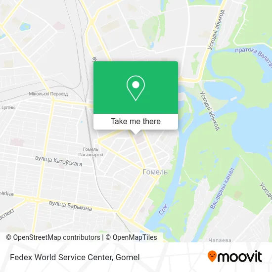Fedex World Service Center map