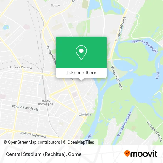 Central Stadium (Rechitsa) map