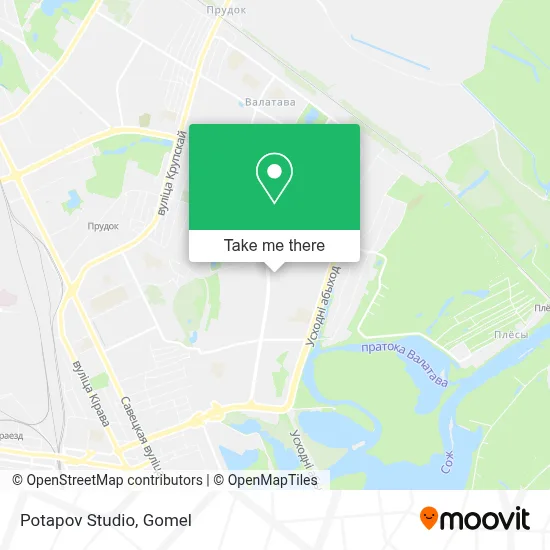 Potapov Studio map