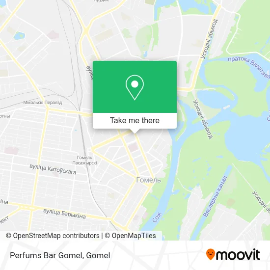 Perfums Bar Gomel map